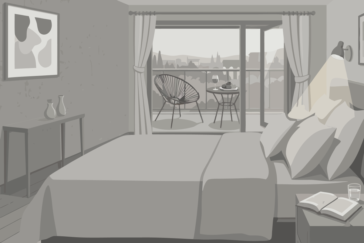 Habitación con 2 camas grandes - No fumadores